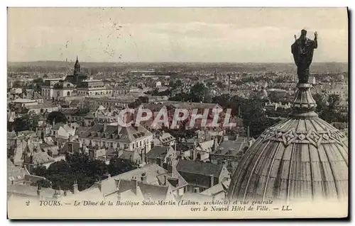 Ansichtskarte AK Tours Le Dome de la Basilique Saint Martin