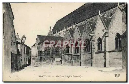 Cartes postales Issoudun Abside de L Eglise Saint Cyr