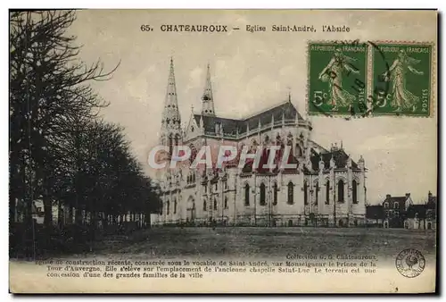 Ansichtskarte AK Chateauroux Eglise Saint Andre L Abside