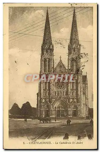 Cartes postales Chateauroux La Cathedrale St Andre