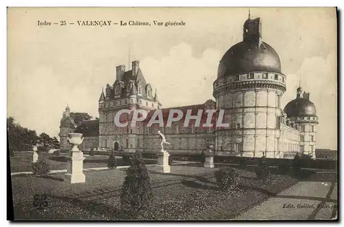 Ansichtskarte AK Chateau de Valencay Le Chateau Vue Generale