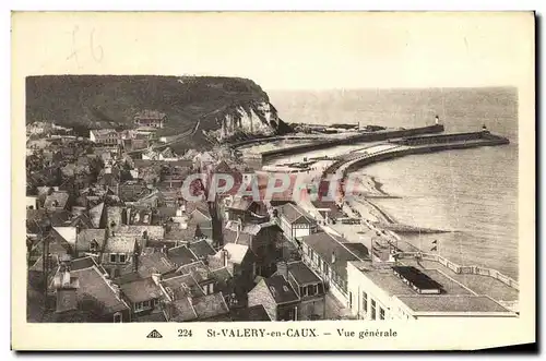 Cartes postales St Valery en Caux Vue Generale