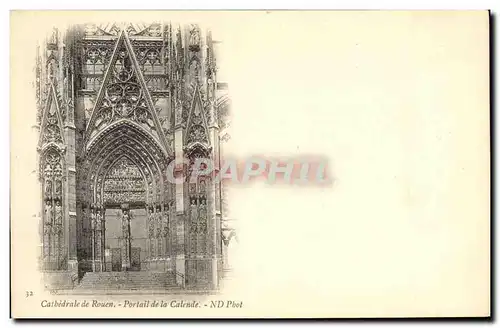 Cartes postales Rouen Portail de la Calende