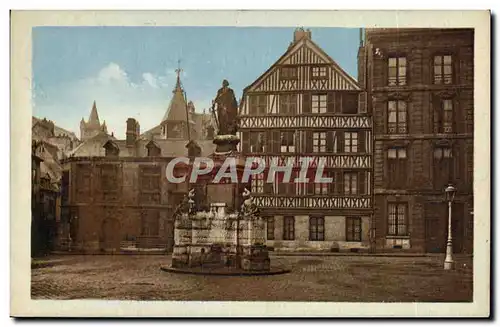 Cartes postales Rouen Place de la Pucelle