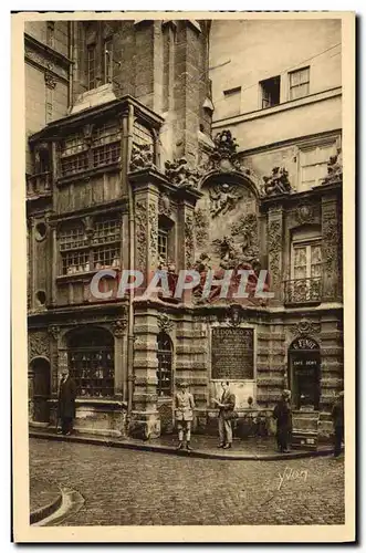 Ansichtskarte AK Rouen Fontaine monumentale Rue de la grosse horloge