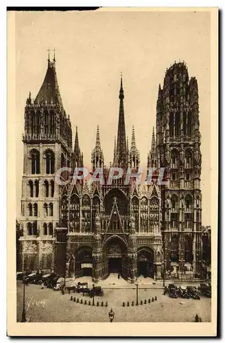 Ansichtskarte AK Rouen La Cathedrale Notre Dame