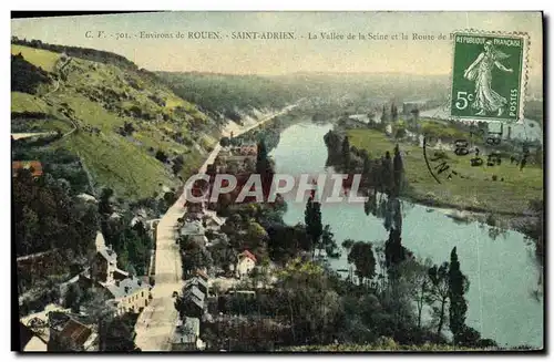 Ansichtskarte AK Environs de Rouen Saint Adrien La Vallee de la Seine