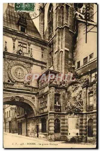 Cartes postales Rouen La Grosse Horloge