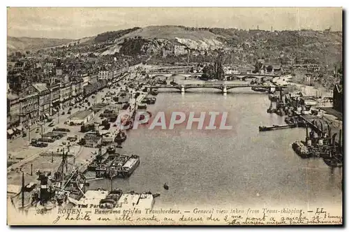 Cartes postales Rouen Panorama pris du transbordeur