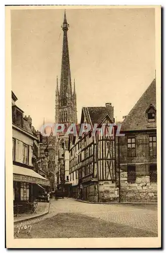 Cartes postales Rouen Vieilles maisons