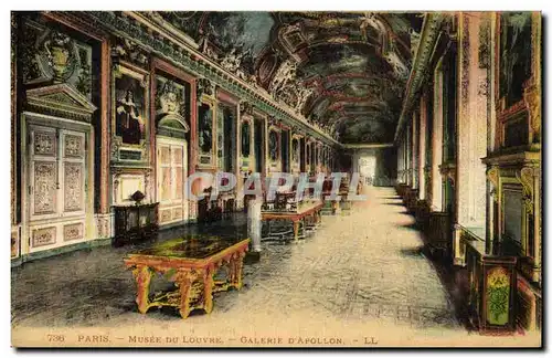 Cartes postales Paris Musee Du Louvre Galerie d Apollon