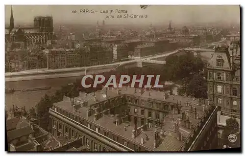 Cartes postales Paris Les Ponts Pris de Gervais