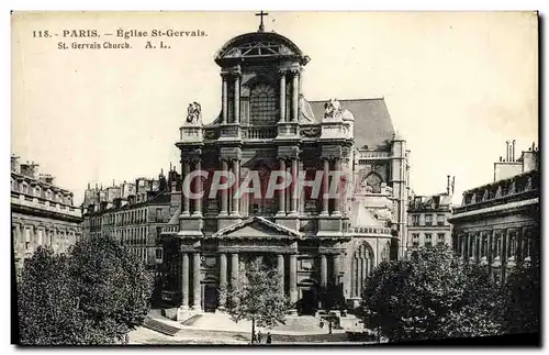 Ansichtskarte AK Paris Eglise St Gervais