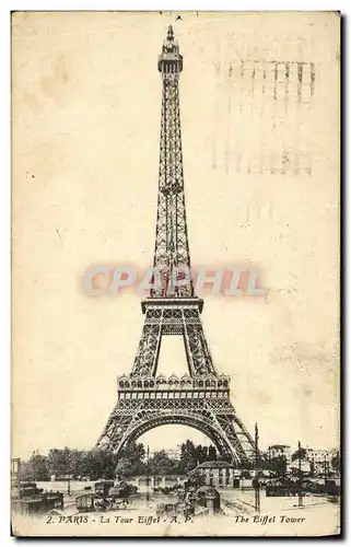 Cartes postales Paris La Tour Eiffel