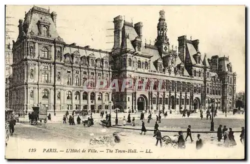 Cartes postales Paris L Hotel de Ville