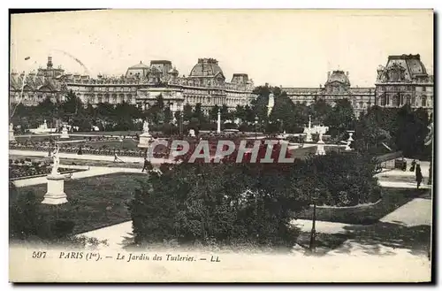 Cartes postales Paris Le Jardin des Tuileries