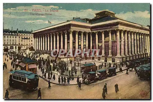 Cartes postales Paris La Bourse