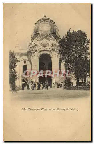 Cartes postales Paris Fils Tiissus et Vetements