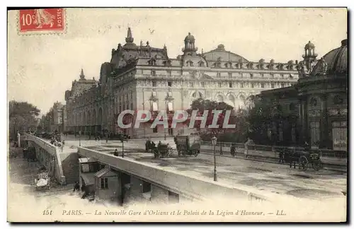 Ansichtskarte AK Paris Le Nourelle Gare d Orleans et le Palais de la Legion