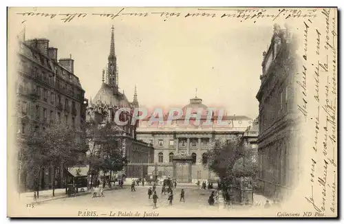 Cartes postales Paris Le Palais de Justice