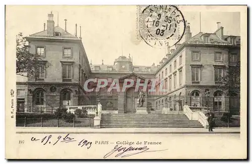 Cartes postales Paris College de France