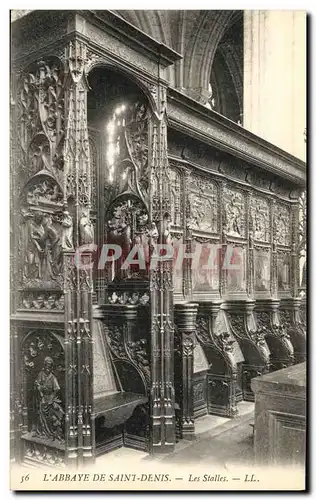 Cartes postales Paris Saint Denis L Abbaye De Les Stalles