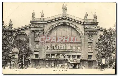 Cartes postales Paris Gare du Nord