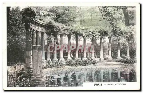 Cartes postales Paris Parc Monceau