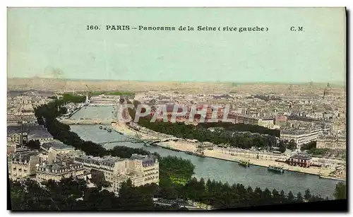 Cartes postales Paris Panorama de la Seine