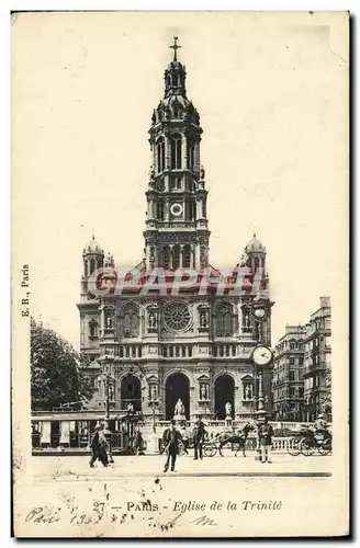 Cartes postales Paris Eglise de la Trinite