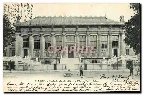 Ansichtskarte AK Paris Palais de Justice Place Dauphine