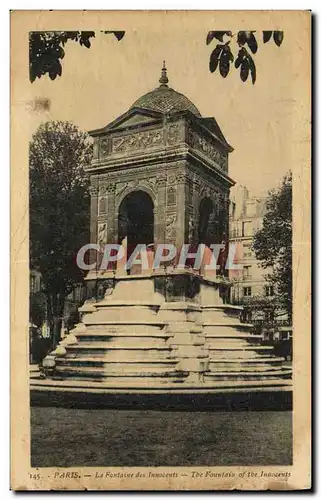 Cartes postales Paris La Fontaine des Innocents