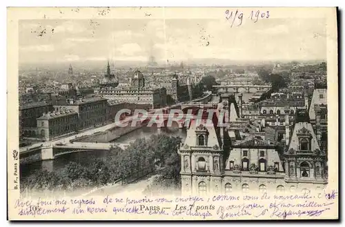 Cartes postales Paris Les Ponts