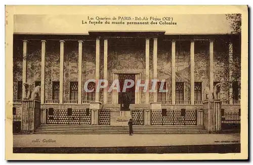 Ansichtskarte AK Paris Bel Air Picpus La facade du musee permanent des Colonies