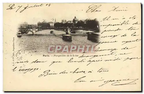 Cartes postales Paris Perspective de la Seine