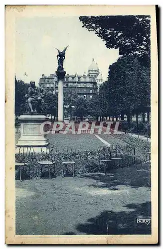 Cartes postales Paris Montmartre Le square d Anvers