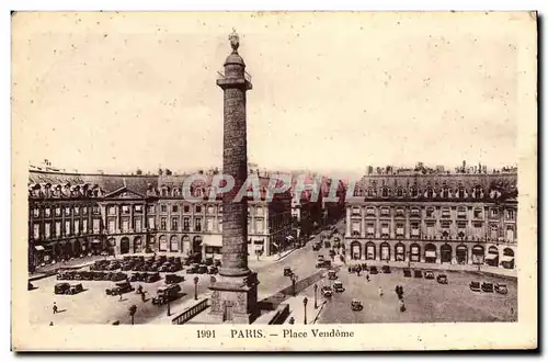 Cartes postales Paris Place Vendome