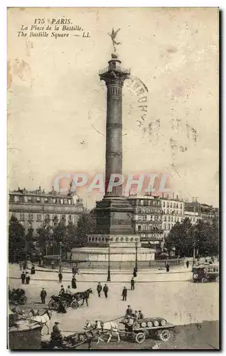 Cartes postales Paris La Place de la Bastille