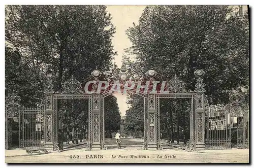 Ansichtskarte AK Paris Le Parc Montceau La Grille