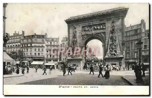 Cartes postales Paris Porte St Denis