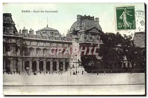 Ansichtskarte AK Paris Cour Du Carrousel