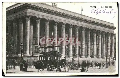 Cartes postales Paris La Bourse