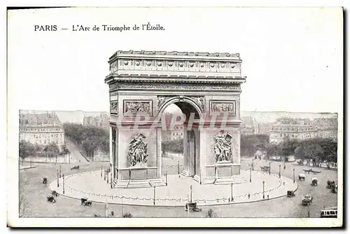 Cartes postales Paris L Arc de Triomphe de l Etoile