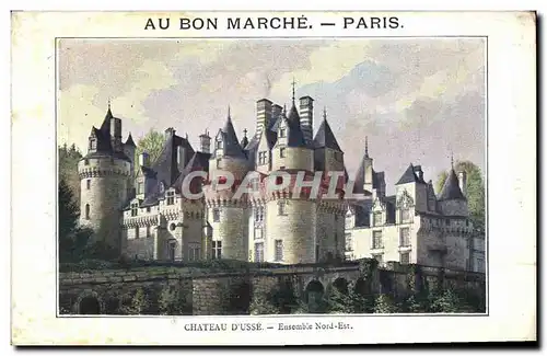 Cartes postales Au Bon Marche Paris Chateau d Usse Ensemble Nord Est