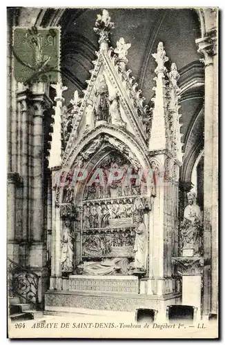 Ansichtskarte AK Abbaye de Saint Denis Tombeau de Dagobert l er