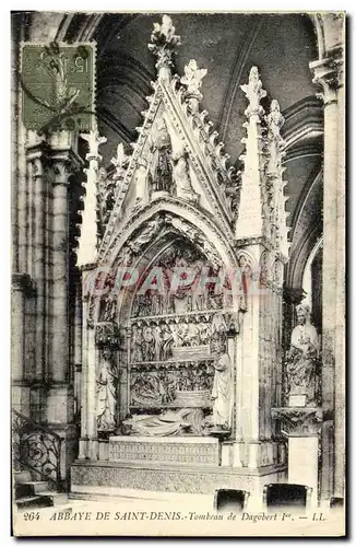 Cartes postales Abbaye de Saint Denis Tombeau de Dagobert l er