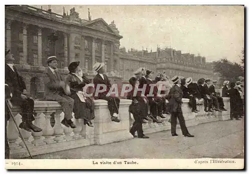 Cartes postales La visite d un Taube Paris