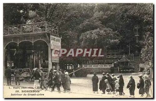 Cartes postales Robinson Interieur du Grand Arbre