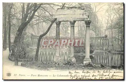 Ansichtskarte AK Paris Parc Monceau La Colonnade