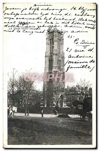 Cartes postales Paris La Tour Saint Jacques